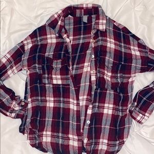 Maroon Flannel